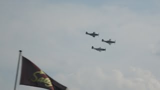 4K P51 Mustangs at Duxford Battle of Britain airshow 2023 [upl. by Yar]