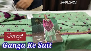 Ganga Ke Suit Winter Pashmina Collection stock clearance Sale Katran market wale Bhaiya Vanshika [upl. by Sulecram]