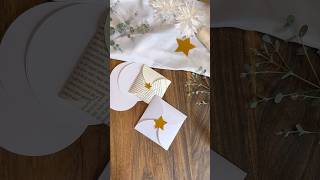 ✨ DIY WeihnachtsschmuckVerpackung aus 4 Kreisen 🎁🎄 einfach amp schnell [upl. by Suoicul888]