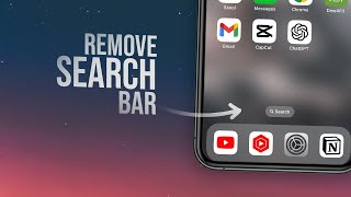 How to Remove Search Bar from Home Screen on iPhone tutorial [upl. by Virgie720]