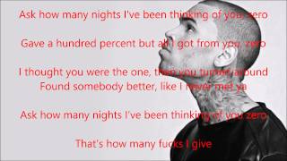 Chris Brown Zero lyrics [upl. by Edan]