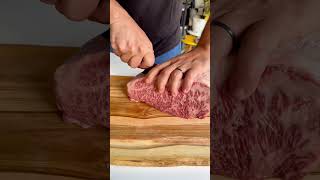 Slană de Japonia 😂🇯🇵 asmr wagyu kobe striploin [upl. by Metcalf923]