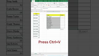 How to Rearrange Data in Excel  Quick and Easy Tutorial excel exceltips [upl. by Elleinad489]