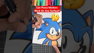 Can Posca Markers Paint On Any Surface 🤔 Review art drawing shorts [upl. by Leahcim]