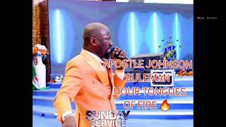 1 HOUR TONGUES OF FIRE WITH APOSTLE JOHNSON SULEMAN [upl. by Senhauser809]