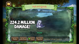 2242 Million in Hall of Legends Ursula  Setup Finale Part 2 [upl. by Ylsew769]