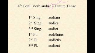 4th Conjugation Verbs [upl. by Scharf224]