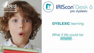 IRIScan Desk 6 Pro Dyslexic  Demo and tutorial [upl. by Ardnala]