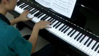 John Thompsons Grade 4 No12 Bach Prelude in A Major P30 前奏曲 [upl. by Ecargyram953]