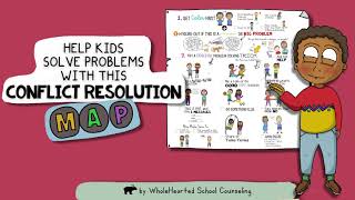 Conflict Resolution Strategies for Kids by WholeHearted School Counseling [upl. by Nabetse70]