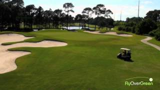 Sandestin Golf Club  drone aerial video  Baytowne  Hole11 [upl. by Kciredec588]