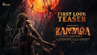 Kantara A Legend Chapter1 English First Look RishabShettyAjaneesh VijayKiragandur Hombale Films [upl. by Dadinirt887]