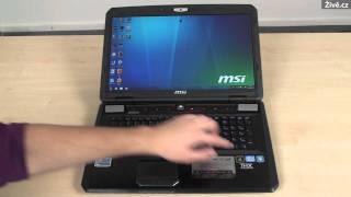 MSI herní notebooky GE620DX a GT780DX [upl. by Aisiat]