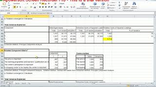 Principal Component Analysis 2 Components Number Selecting [upl. by Eelreveb]