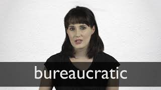 How to pronounce BUREAUCRATIC in British English [upl. by Cusack]