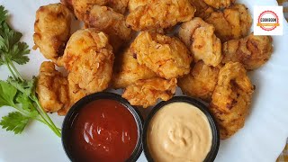 KFC style popcorn chicken popcorn chicken recipe popcorn chicken by cookbook with saba taimoor [upl. by Nelrac]