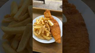 Fish amp Chips in London Fried to golden perfection London uk britishfood England fishandchips [upl. by Vivien]