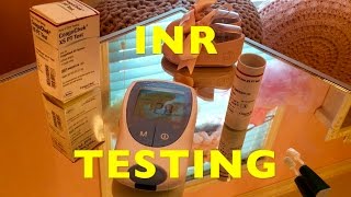 PARTIAL VIDEO INR Testing Video  Using Roche CoaguChek [upl. by Anial976]