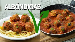 ALBÓNDIGAS VEGANAS🌱 albóndigas de soja texturizada  NO SE DESARMAN [upl. by Alleuqcaj]