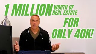 How to Buy 1000000 in Real Estate for LESS than 40k  321andDONE [upl. by Kraska]