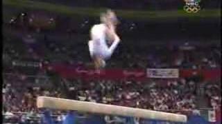 Maria Olaru  2000 Olympics Team Finals  Balance Beam [upl. by Leahcimnoj]