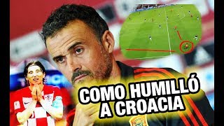 Así fue como España HUMILLÓ a Croacia  Análisis Táctico España vs Croacia 60 [upl. by Iams7]