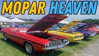 Mopar Car Show Chrysler Classic and Muscle Cars at the Chrysler Nationals 2023 [upl. by Durarte]