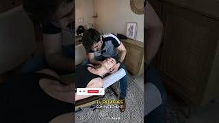 Manipulation vertébrale cervicale C2C3 avec LACHIROCROS chiropracteur shorts asmr massage [upl. by Intosh260]