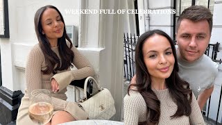 Vlog Birthday fun A weekend full of celebrations  Ayse Clark [upl. by Afnin107]