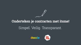 Teken met itsme op Doccle [upl. by Neitsirk]