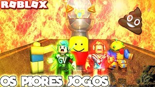 JOGUEI OS PIORES JOGOS DO ROBLOX COM O GAMERMAIS E OLHA NO QUE DEU [upl. by Annaeel]