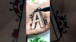 How to draw A letter for beginners ✍️ art drawing shorts [upl. by Nojel905]