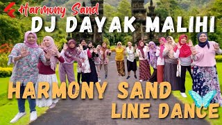 Dj Dayak Malihi Line Dance  Demo by Harmony Sand [upl. by Dalpe]