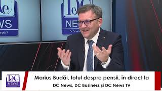 Marius Budăi totul despre pensii în direct la DC News DC Business şi DC News TV [upl. by Perseus]