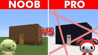 Minecraft NOOB vs PRO SAFEST VAULT BUILD CHALLENGE [upl. by Idna226]