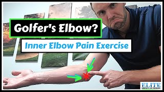 Golfers Elbow Rehab  Pronator Teres Exercise [upl. by Idihc907]