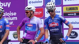 Baloise Belgium Tour 2023 Stage 4 Highlights  Mathieu van der Poel soloed to stage victory [upl. by Yniattirb478]