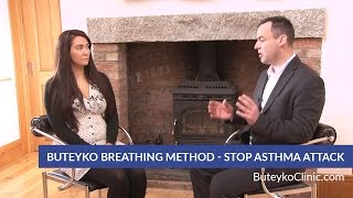 Buteyko Breathing Method  Stop Asthma Attack Panic Attack or Hyperventilation Attack [upl. by Slemmer497]