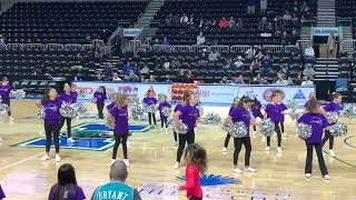 Texas AampM Islander Basketball halftime performance Just for Kix [upl. by Akilegna]