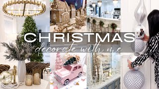 CHRISTMAS DECORATE WITH ME  Christmas Decorating Ideas  Christmas Decor Ideas [upl. by Nagirrek]