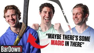 NHL PLAYERS REVIEW ICONIC OLD HOCKEY STICKS [upl. by Halonna]