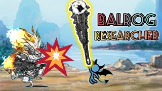 Balrog Researcher Greater Balrog Cat  Cat Researcher  thebattlecats bcu [upl. by Caritta]