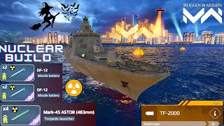 TF 2000 with NUCLEAR Armament ☢️☢️  Modern Warships Naval Battles [upl. by Ardnosal]