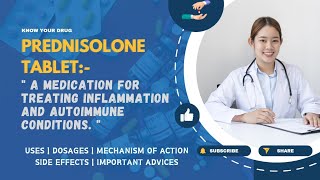 Prednisolone Tablets Uses Dosage Mechanism Side Effects and Important Advice  MediInsights [upl. by Ahsikyw]