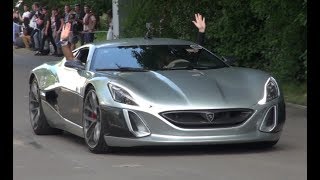 RIMAC Concept One Hillclimb after Hammonds accident [upl. by Hattie]