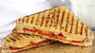 GEORGE FOREMAN GRILLED CHEESE amp BACON SANDWICH [upl. by Walt]