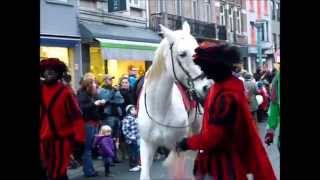 Sinterklaas parade   De Sint met zijn 99 Zwarte pieten en Zijn Paard [upl. by Whitson326]