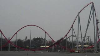 Intimidator First Test Run Carowinds NC [upl. by Ehtiaf]