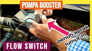 Perbaikan Otomatis Flow Switch Pompa Pendorong Air Dari Toren Atau Pompa Booster WASSER PB 218 EA [upl. by Novek846]