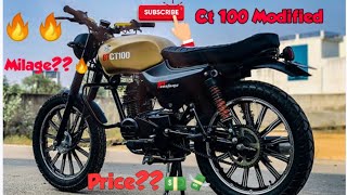 Ct 100 Modified By Bullet Tower Customs Full detailed Video 2021 [upl. by Sirrep]